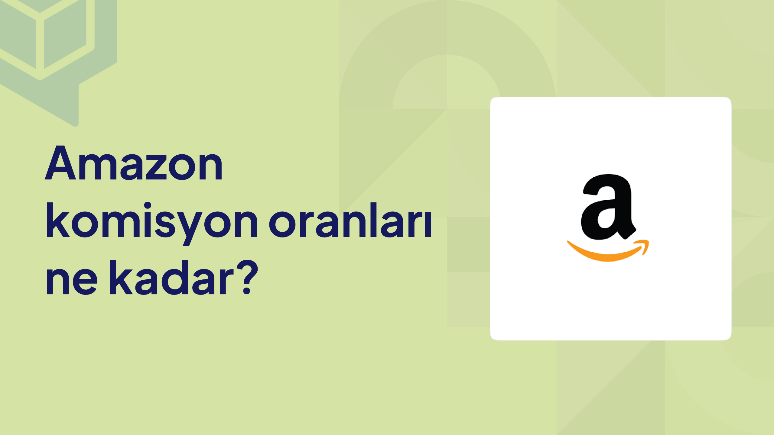 amazon komisyon oranları