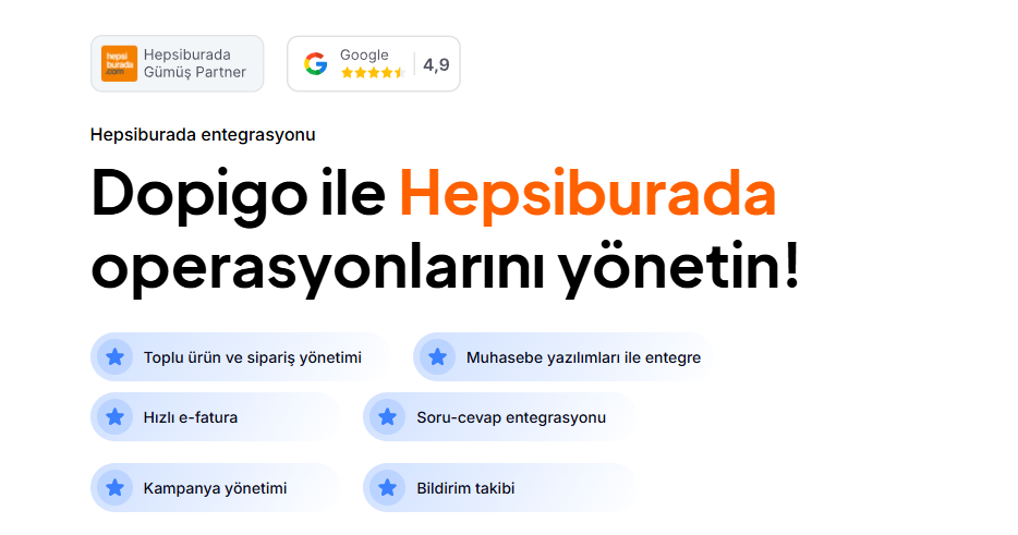 Hepsiburada Entegrasyonu